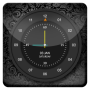 icon Abstract Black Analog Clock