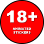 icon 18+ Animated Stickers For WhatsApp dla LG U