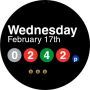 icon NYC Subway Watch Face dla Sony Xperia XZ1