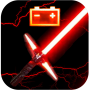 icon Lightsaber Wars Battery Widget - Force of Stars dla Meizu MX6