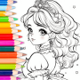 icon Doll Color: Princess Coloring dla Huawei P20 Lite