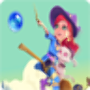 icon witch halloween witch run