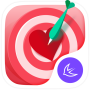 icon Valentine red heart theme dla BLU S1