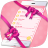 icon Cool Pink Bow SMS Plus 1.0.10