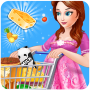 icon Pregnant Mom Food Shopping dla Samsung Galaxy J3 (6)