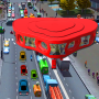 icon Gyroscope Bus Driving-Futuristic Transport