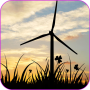 icon Sunset Windmill