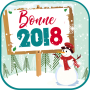 icon Happy New Year Greetings in French