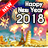 icon Happy New Year 2018 1.8
