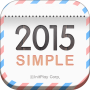 icon 탁상달력 2015 : 심플 (위젯) dla Micromax Canvas Mega 2