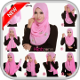 icon Tutorial fashion hijab segiempat