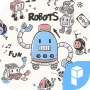 icon Doodle Robot Launcher theme dla Leagoo Z5