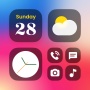 icon Color Widgets, Theme: iWidgets dla Haier Leisure L7