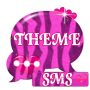 icon Pink Zebra GO SMS Theme dla Samsung Galaxy J7 SM-J700F