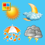 icon Weather and Seasons Cards dla blackberry DTEK50