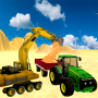 icon Sand Excavator Tractor Sim