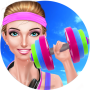 icon Gym Girl: Fitness Beauty Salon dla Motorola Moto G6 Plus