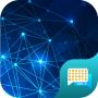 icon Blue Tech Free Emoji SMS Theme dla HTC Desire 626 Dual SIM