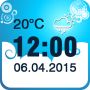 icon Weather Clock Widget dla intex Aqua Strong 5.2