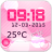 icon Pink Clock And Weather Widget 2.0